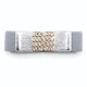 11mm Diamante Elasticated Stretchable Clip-ons Waist Belt Women Fashion Accessory